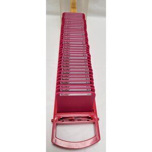 Sizzix Sizzlits GIRLS ARE WAIRD Storage Case Pink Alphabet Die Cutting Cartridge